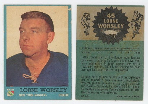 1962 topps hockey - topps, #45