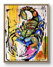 Quadro astratto espressionista