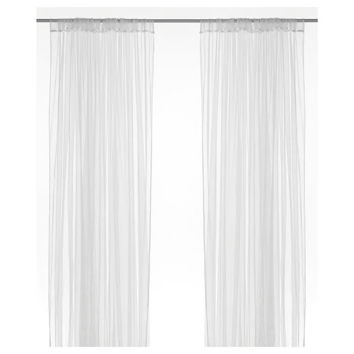 Tende bianche trasparenti ikea - bianche,