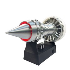Motore Turbofan Lame Argento
