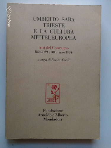 Umberto saba trieste la - e,