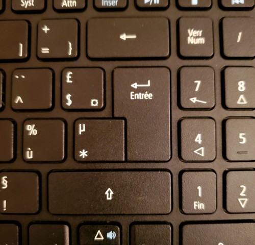 Une touche clavier - touche,