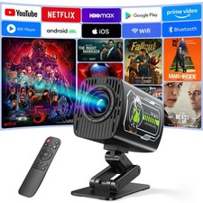 W&O 4K 1080P Mini Projector