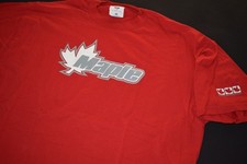 T-shirt maglietta acero skateboard pattinaggio skateboard Canada vintage fondo di magazzino L