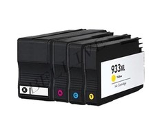 4 CARTUCCE PER HP 932XL 933XL