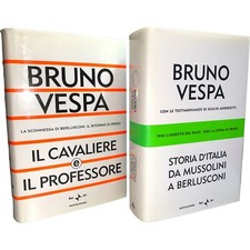 lotto 2 libri bruno vespa