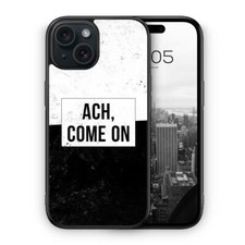 Custodia in silicone Ach Come On per es. iPhone 13 14 15 16 17, Plus Pro Max e molto altro Spruc