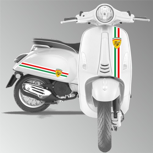 Adesivi tricolore italia - adesivi,