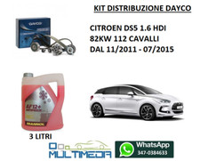 KIT DISTRIBUZIONE E POMPA ACQUA CITROEN DS4 1.6 HDI 82KW 112CV