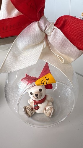 Pallina natale trasparente con - trasparente,
