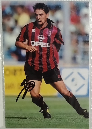 Autograph roberto baggio - roberto,