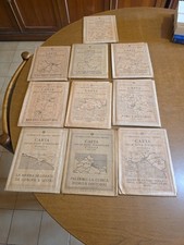 Lotto 10 carte delle zone