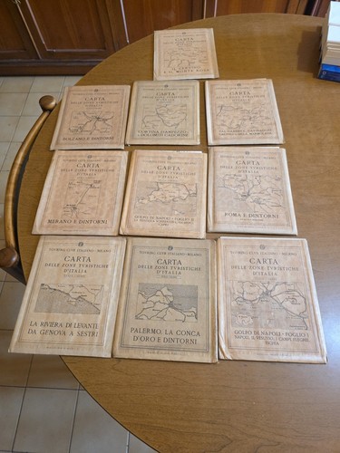 Lotto carte delle zone - carte,