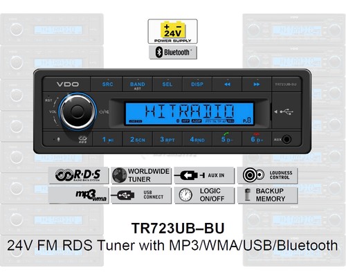 Radio camion bluetooth volt - radio,