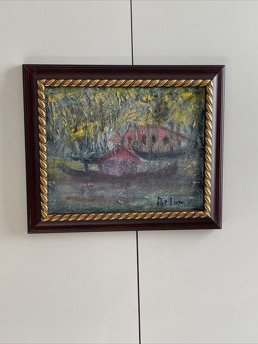Quadro dipinto olio - , su