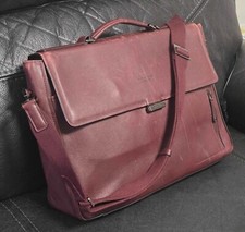 Burgundy LEATHER SATCHEL