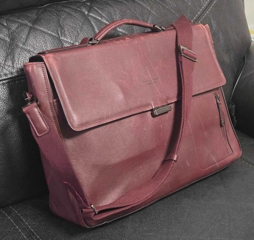 Borsa pelle bordeaux - borsa, in