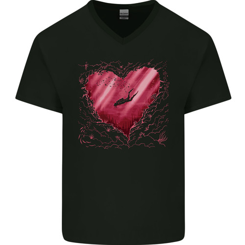 Shirt cotone neck per - t-shirt, v-neck