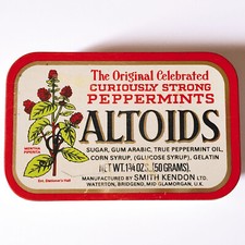 ALTOIDS PEPPERMINTS - Scatola di Latta VUOTA - Anno 2000 - Tin Boite Metal Box