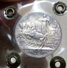 2 Lire Quadriga Len1911 Qfdc