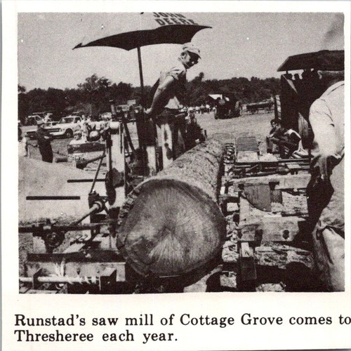 Runstad saw mill 1978 rock - saw,