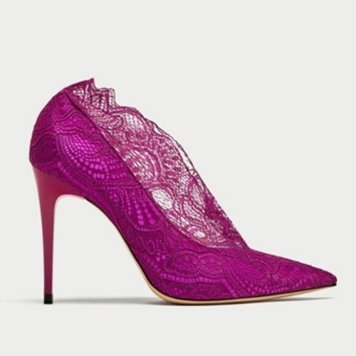 Scarpe corte zara rosa - scarpe,