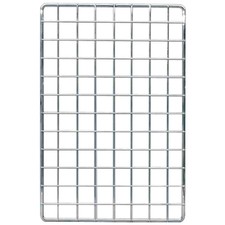 Griglia pannello espositore in filo metallico mm.1000x2000 arredo negozi vetrine