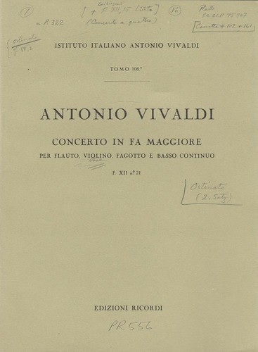 Concerto maggiore per - concerto,
