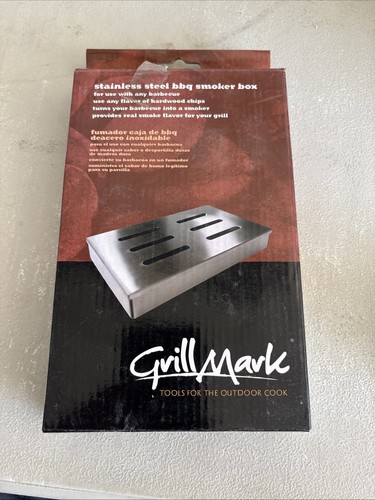 Grill mark smoker box - box, •