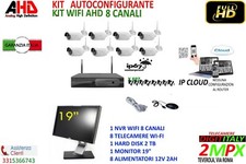 KIT VIDEOSORVEGLIANZA WIRELESS