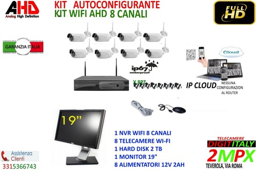 Kit videosorveglianza wireless - kit,