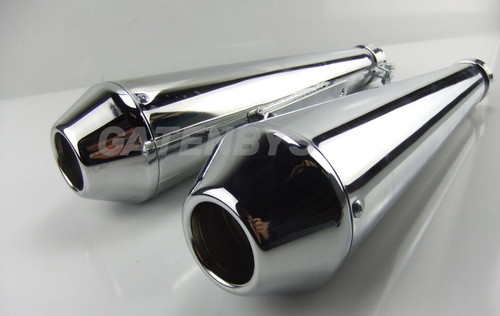 Silenziatore moto scarico - 2x,