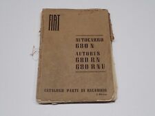 FIAT AUTOCARRO 680 N AUTOBUS 680 RN 680 RNU CATALOGO PARTI DI RICAMBIO 1953