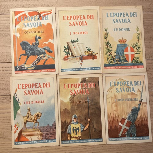 Lotto libretti liebig - di, 6