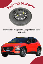Ruotino di Scorta 16" per HYUNDAI KONA fino a 2023 - 125/80R16