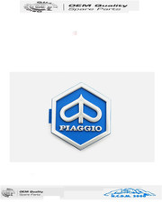 SCUDETTO FREGIO STEMMA ESAGONALE TIPO ORIGINALE PIAGGIO VESPA PK XL 50 1987 1988