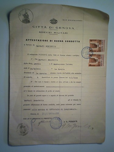 Documento citta di genova - documento,