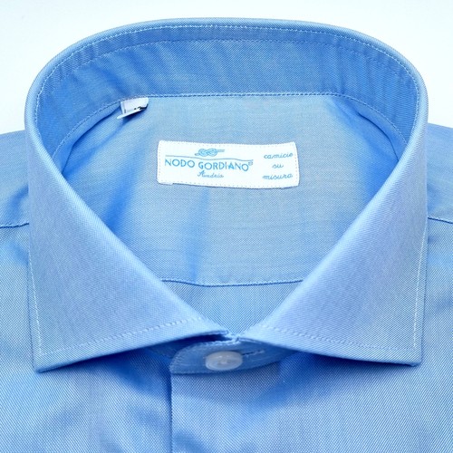 Camicia uomo celeste oxfordino - celeste,