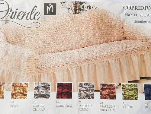 Copridivano con voilà marta - copridivano,