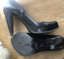 Scarpe coupé tacco alto nero