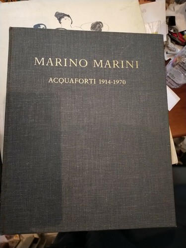 Marino marini acquaforti 1914 - acquaforti,