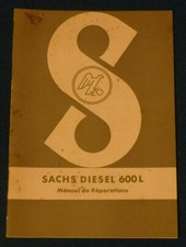 MOTORE SACHS DIESEL 600L MANUALE RIPARAZIONI IN FRANCESE