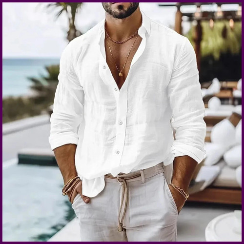 Camicia spiaggia estiva - camicia,