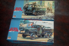 1/72 Hasegawa US Tractor M5 & CCKW-353  GMC Boxes x 2 WWII Second World War