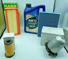 KIT TAGLIANDO DACIA DUSTER DOKKER ORIGINALE  5 LT ELF 5W30 1.5 DCI 110 116 CV 