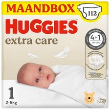 Huggies Bebè Extra Care Pannolini Taglia 1 (2-5 kg) 4 x 28 unità