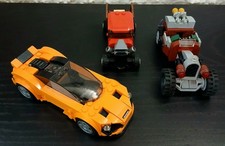 lotto LEGO 3 auto - 75880 McLaren Speed Champions - 60048 con Istruzioni 
