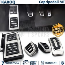 COPRIPEDALI Sportivi per Skoda Karoq Cambio MANUALE Pedaliera Sportiva Antisciv
