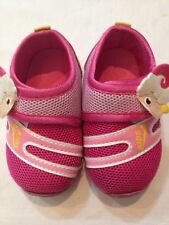 Scarpe da bambina - colore rosa - con chiusura a strappo - N° 16 - USATE