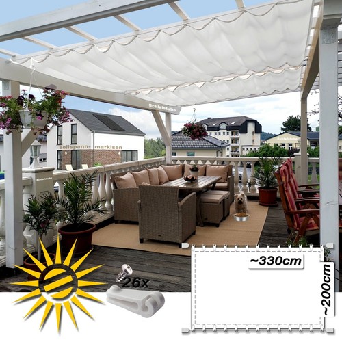 Tenda sole corda bianca - da, a